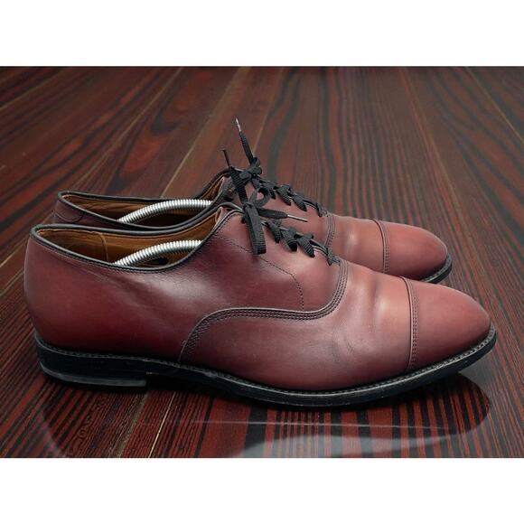 Allen Edmonds 5875 Park Avenue? Cap Toe Oxford Shoes Brown Leather Mens Size 12 main image 5